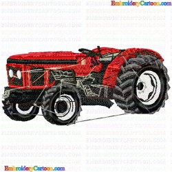 Farming Cars Tractors 7 Embroidery Design