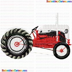 Farming Cars Tractors 8 Embroidery Design