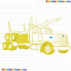 Fire truck 2 Embroidery Design