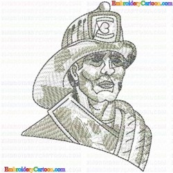 Firefighting 8 Embroidery Design