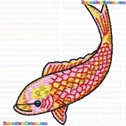 Fishes 100 Embroidery Design