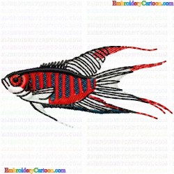 Fishes 103 Embroidery Design