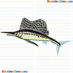 Fishes 122 Embroidery Design