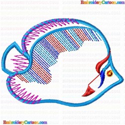 Fishes 124 Embroidery Design