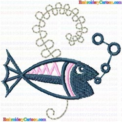 Fishes 12 Embroidery Design