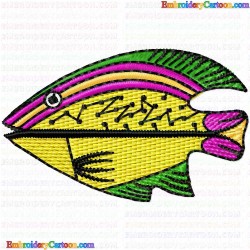 Fishes 135 Embroidery Design