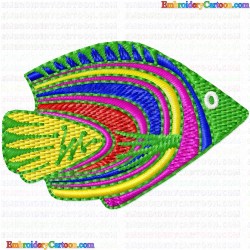 Fishes 136 Embroidery Design