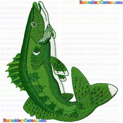 Fishes 152 Embroidery Design