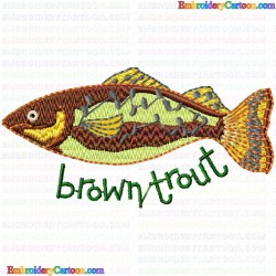 Fishes 194 Embroidery Design