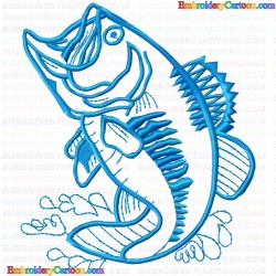 Fishes 203 Embroidery Design