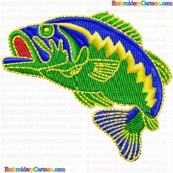 Fishes 213 Embroidery Design