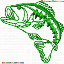 Fishes 217 Embroidery Design