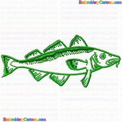 Fishes 220 Embroidery Design