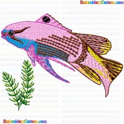 Fishes 256 Embroidery Design