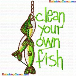 Fishes 276 Embroidery Design