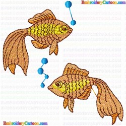 Fishes 283 Embroidery Design