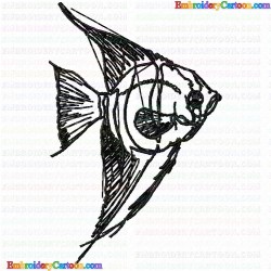 Fishes 287 Embroidery Design