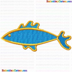 Fishes 351 Embroidery Design