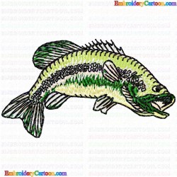 Fishes 359 Embroidery Design