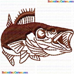 Fishes 371 Embroidery Design