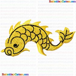 Fishes 376 Embroidery Design