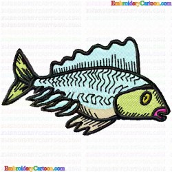 Fishes 398 Embroidery Design