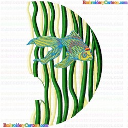 Fishes 401 Embroidery Design