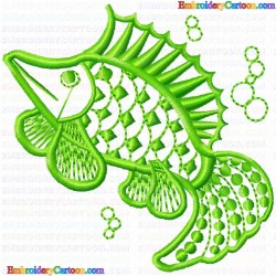 Fishes 403 Embroidery Design