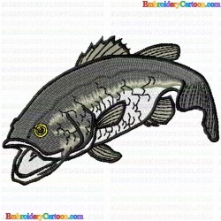 Fishes 406 Embroidery Design