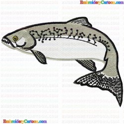 Fishes 409 Embroidery Design