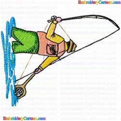 Fishing 27 Embroidery Design