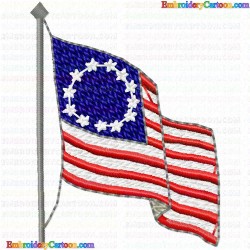 Flags 2 Embroidery Design