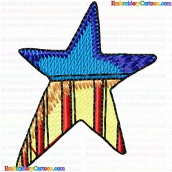 Flags 5 Embroidery Design