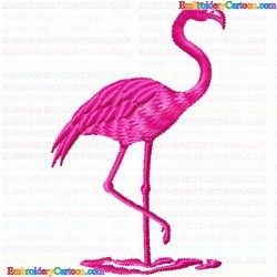 Flamingos 14 Embroidery Design