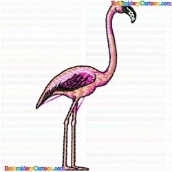 Flamingos 6 Embroidery Design