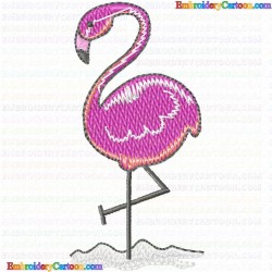 Flamingos 7 Embroidery Design