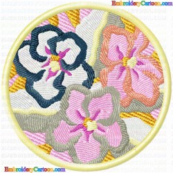 Floral 18 Embroidery Design