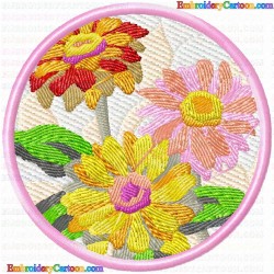 Floral 19 Embroidery Design