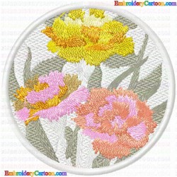 Floral 4 Embroidery Design