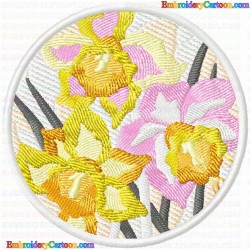 Floral 5 Embroidery Design