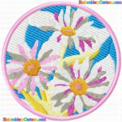 Floral 9 Embroidery Design