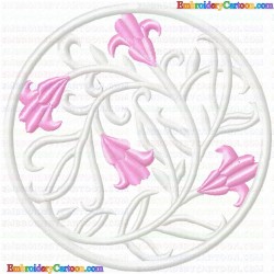 Floral Filigree 10 Embroidery Design