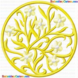 Floral Filigree 11 Embroidery Design