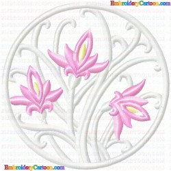 Floral Filigree 17 Embroidery Design