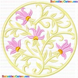 Floral Filigree 1 Embroidery Design