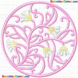 Floral Filigree 2 Embroidery Design