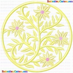 Floral Filigree 7 Embroidery Design