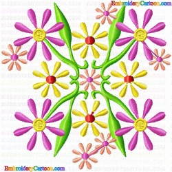 Flowers 1001 Embroidery Design