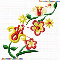 Flowers 1002 Embroidery Design