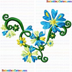 Flowers 1003 Embroidery Design